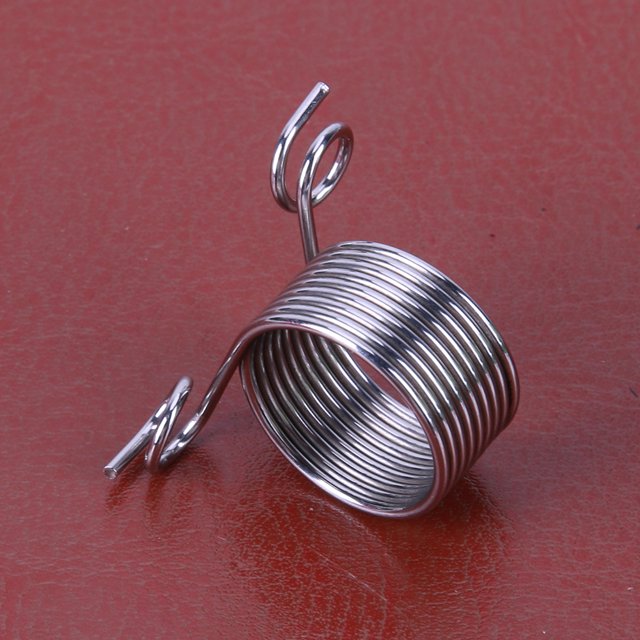 Punta Del Dedo Herramientas para tejer con la yema del dedo de acero inoxidable Accesorios para tejer manualidades (grande)