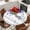 Blue, variant on Modern Sage Green Round Tablecloth, Fitted Table Cover with Elastic for 36"-44" Round Tables, Gradient Floral Abstract Bohemian White Table Cloth Outdoor Indoor Dinning Party Waterproof Tablecloths