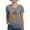 Gray, variant on - Halloween Letter D Witch Monogram Women's V Neck D - Women's V-Neck Dark T-Shirt
