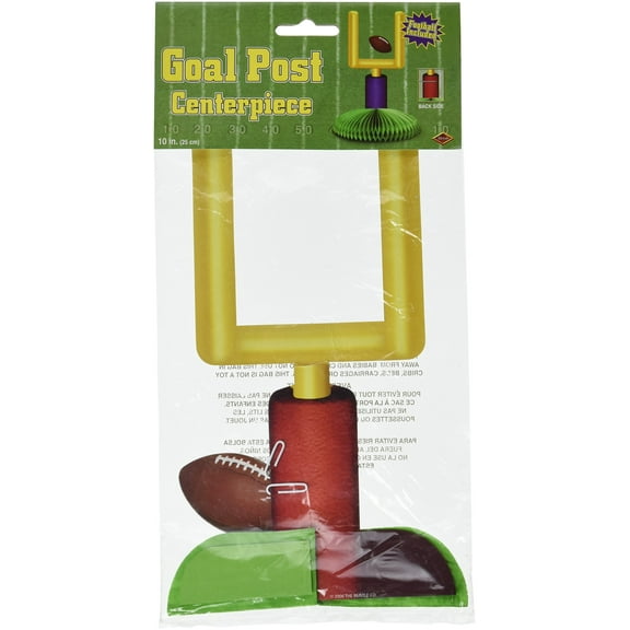 Beistle Goal Post Centerpiece, 9", Multicolored