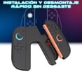 thumbnail image 4 of Grips de Carga para Joy-Cons compatible para Controles JoyCon NSwitch2-Color Negro, 4 of 7