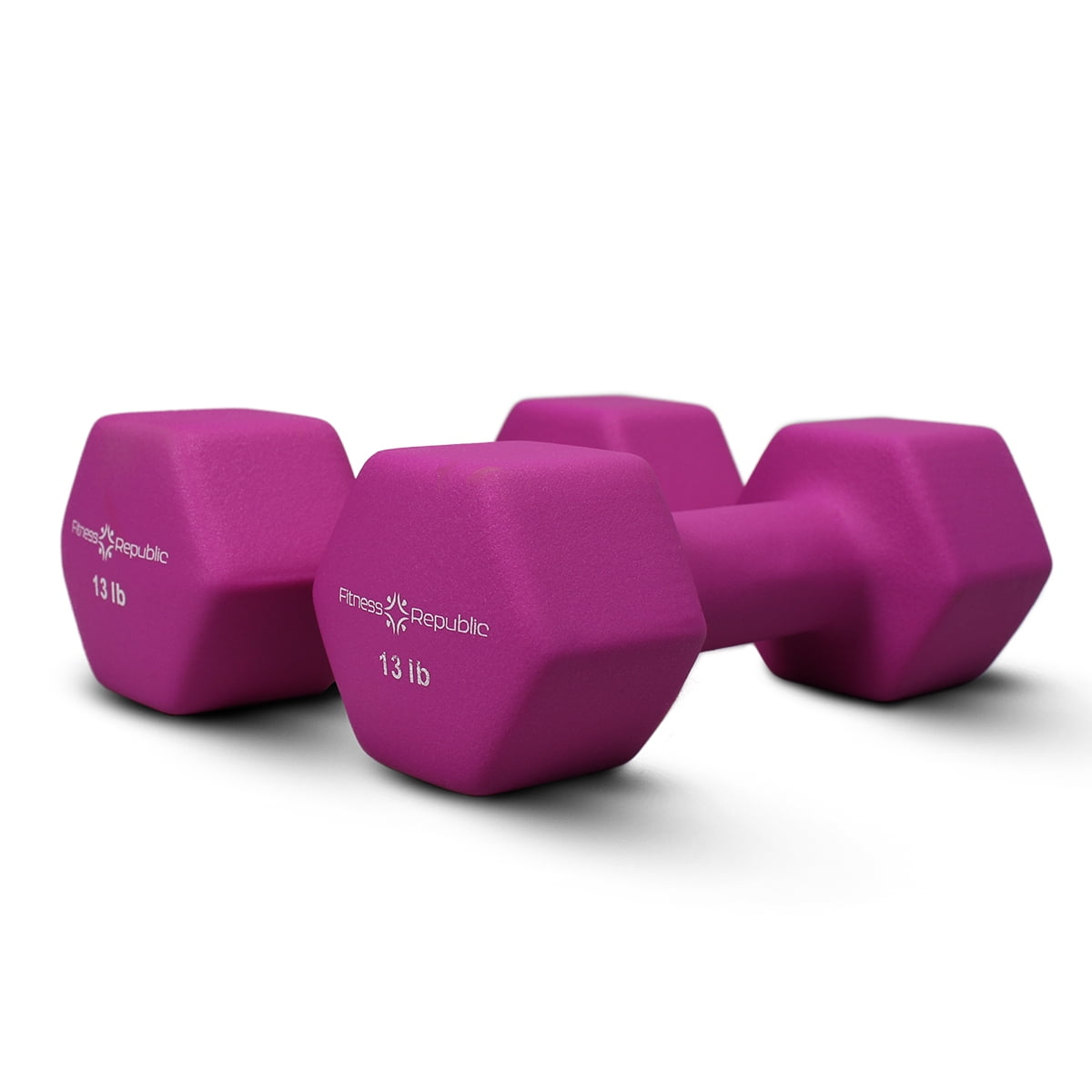 Fitness Republic Neoprene Dumbbells 13 lbs Set (Neoprene Weights