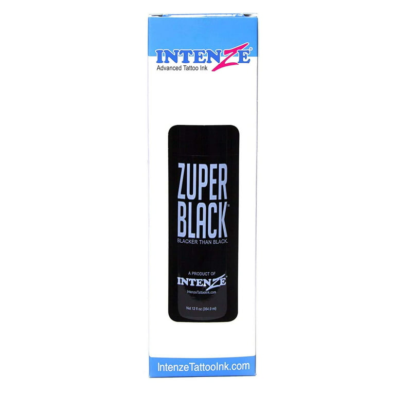 Zuper Black — Intenze Tattoo Ink — 1oz Bottle 
