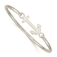 thumbnail image 4 of Diamond2Deal 925 Sterling Silver with Interchangeable Nautical Charms 3.00mm Bangle Bracelet for Women, 4 of 7