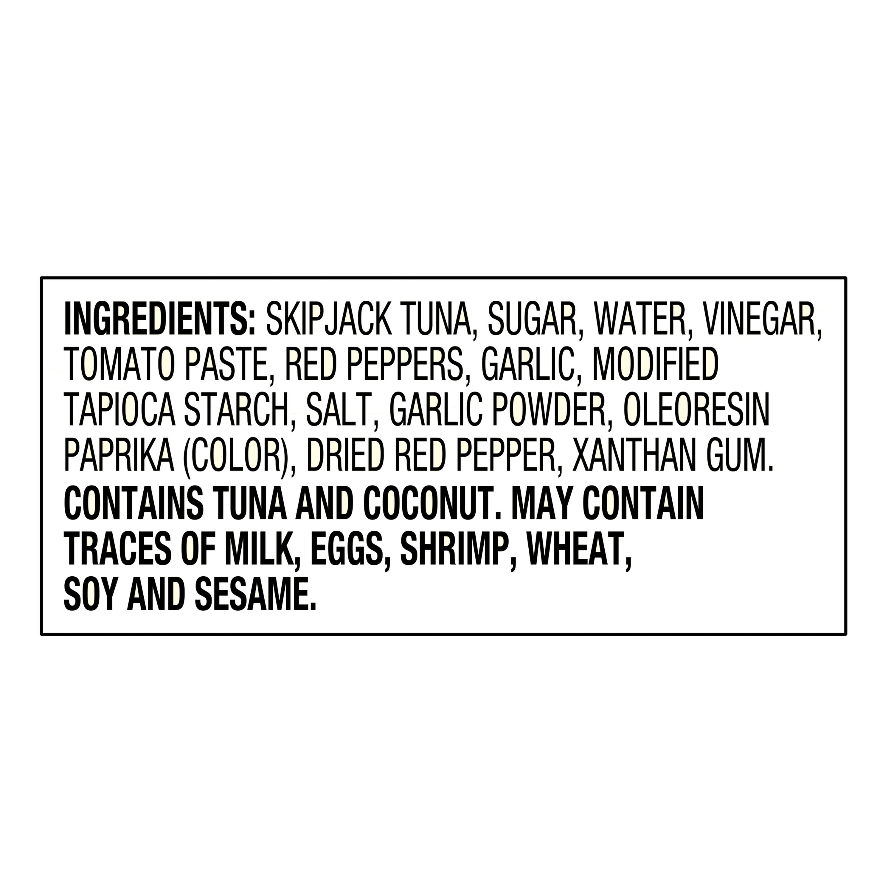 Great Value Premium Sweet & Spicy Chunk Light Tuna, 2.6 oz Pouch