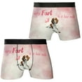 thumbnail image 3 of Every Fart is Love Note Brittany Spaniel Guilty Face Happy Valentine's All Over Print Boxer Briefs Underwear for Men Dad Brittany Dog Lover Gifts Idea - 01016, 3 of 6