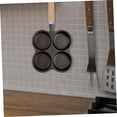 thumbnail image 4 of OUNONA Four Holes Nonstick Egg Pan for Home Made of Cast Iron Black Color Easy to Clean 4 Pancakes at Once, 4 of 8
