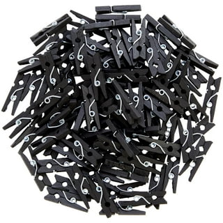 Small Clothespins Black (12pc) – 1320LLC