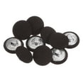 thumbnail image 1 of 10uds 24L Tela Paño Cubierto Botón 15mm Redondo Metal Vástago Costura Botones para Trajes Vestido Blusas, Marrón, 1 of 5
