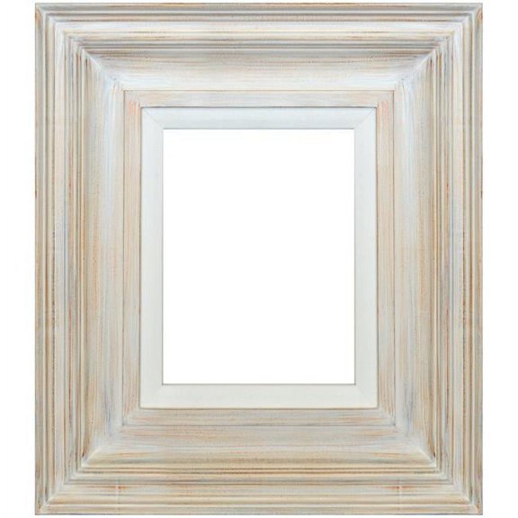 AFD Home 12006222 12 x 16 in. 3392 Serene Ecru Frames, Gray & White