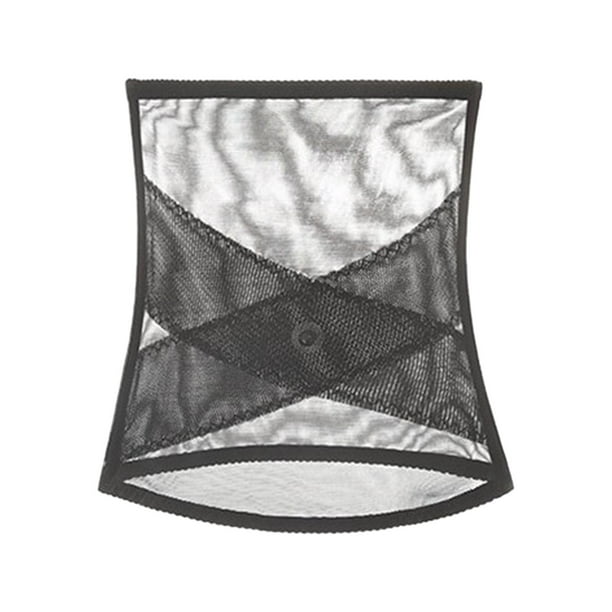 Faja moldeadora de cintura con forma de reloj de arena para mujer, para interiores y exteriores Negro