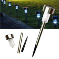 thumbnail image 1 of mmirethe 5PCS LED Solar Lawn Lights Outdoor Landscaping Lights Solar Pathway Lights with Ground, 1 of 6