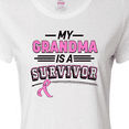 thumbnail image 4 of Inktastic My Grandma is a Survivor Breast Cancer Awareness Women's T-Shirt, 4 of 5
