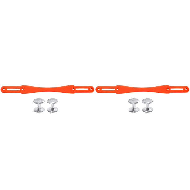 Correa Silicona para Altavoz Antideslizante + 2 Pares Tornillos Xtreme 4() Naranja