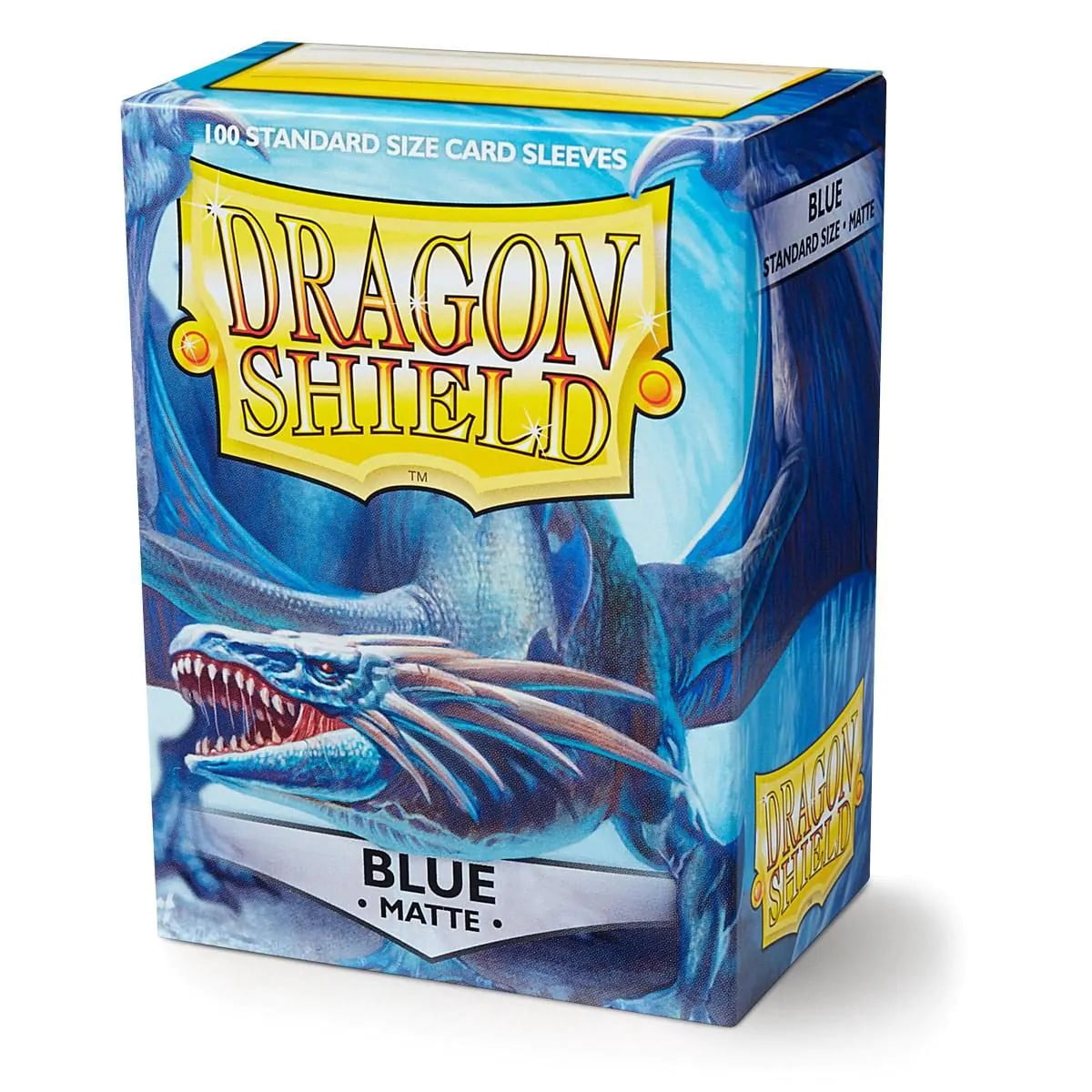 Dragon Shield, Standard size TCG card sleeves, 100ct. Matte Sleeves - Blue