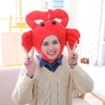 thumbnail image 5 of UDIYO Lovely Taiyaki Crab Shape Cotton Earflap Beanie Cap Hat Costume Parties Supplies, 5 of 7