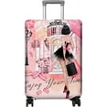 thumbnail image 1 of Travel Luggage Cover Suitcase Protector Fits 18-32 Inch Luggage Wheel Covers Patterned Travel Related Items Flower Luggage Protector Elastic Luggage Anti-scratch Suitcase Cover XL, 1 of 5