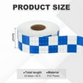 thumbnail image 2 of Uxcell Reflective Tape, Self-Adhesive Trailer Reflector Tape Waterproof Warning Sticker Blue White 2 Inch x 82 Feet, 2 of 6