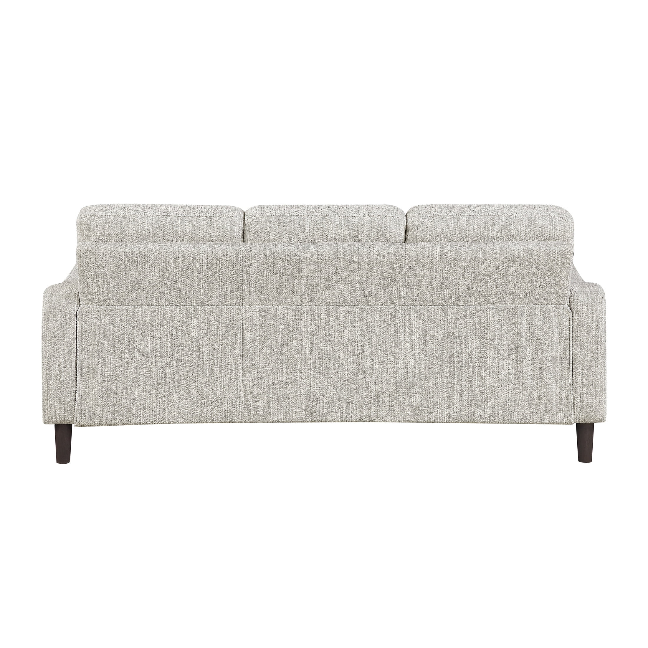 OakvillePark Ravello Chenille Sofa with Sloped Track Arms, Taupe
