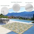 thumbnail image 3 of Vintage Flowers Outdoor Rug for Patio/Deck/Porch, Non-Slip Large Area Rug 4 x 6 Ft, Spring Yellow Green Floral Country Leaves Birds Indoor Outdoor Rugs Washable Area Rugs, Camping Rug Carpet Runner, 3 of 8