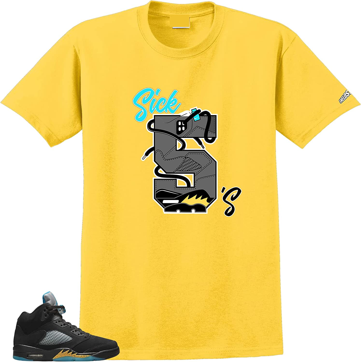 Shirt to Match Jordan 5 Aqua Match Jordan Tee