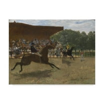 Trademark Fine Art 'The False Start' Canvas Art by Edgar Degas