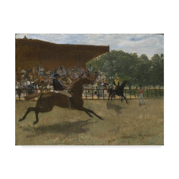 Trademark Fine Art 'The False Start' Canvas Art by Edgar Degas