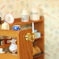 thumbnail image 3 of 1:12 candelero modelo accesorios de decoración juguetes para oro Sunnimix mini portavelas de pared, 3 of 8