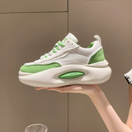 

Women‘s Casual Sneakers Mesh Breathable Sports Shoes Thick Sole Running Shoes