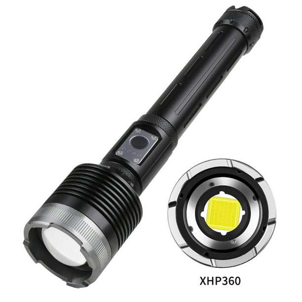 QINXIN Xhp360 Mini Lampe de Poche 3500-4000 Lumen Torche en Alliage  d'Aluminium Léger à Longue Portée Super Lumineuse 