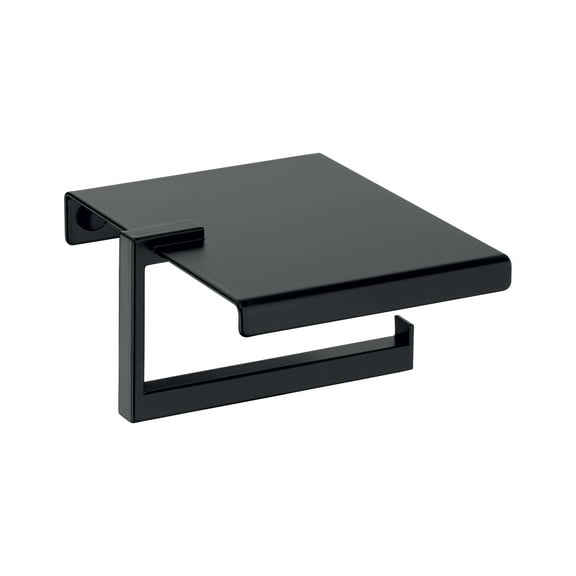 Sidney toilet paper holder with lid. Bath tissue holder