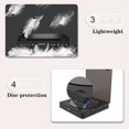 thumbnail image 4 of Reproductor De DVD PortáTil Compatible Con Con Salida AV Y Reproductor De CD, Salida ÓPtica, Libre De Regiones, Compatible Con USB, Enchufe Estadounidense, 4 of 5