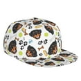thumbnail image 2 of Goofa Rottweiler Printed Men's Baseball Cap,Straight Brim Hat,Golf Dad Hat,Versatile Style,Sun Protection Cap,Travel Hat, 2 of 9