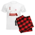 thumbnail image 6 of CafePress - Mochi Love Men's Light Pajamas - Men's Light Loose Fit Cotton Pajama Set, 6 of 7