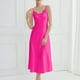 thumbnail image 1 of Camisolas largas para mujer, ropa de casa, camisola informal, cuello en V, camisón largo, pijamas para mujer, 1 of 9