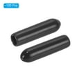 thumbnail image 3 of Uxcell 3MM Vinyl Rubber End Caps, 100 Pack Round Bolt Screw Covers Caps for Metal Tubing Bolts, Black, 3 of 7