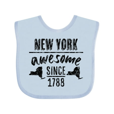 

Inktastic New York Awesome Since 1788 Gift Baby Boy or Baby Girl Bib