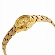 Seiko Series 5 Automatic Gold Dial Ladies Watch SYMC18