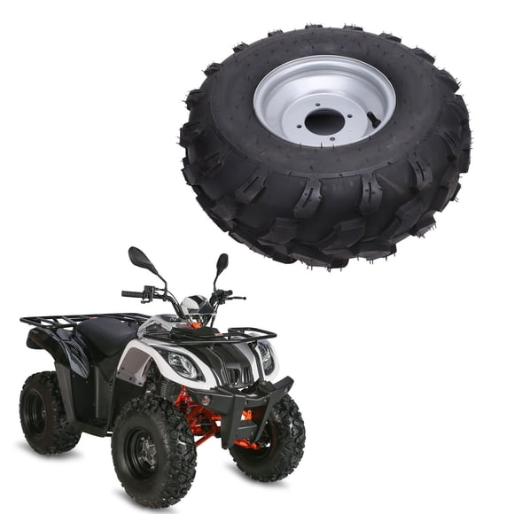 Neumático De Llanta De Rueda Delantera, Neumáticos ATV 19x7-8 8 Pulgadas Patrón Texturizado A Prueba De Abrasión A Prueba De Golpes Para Go Kart