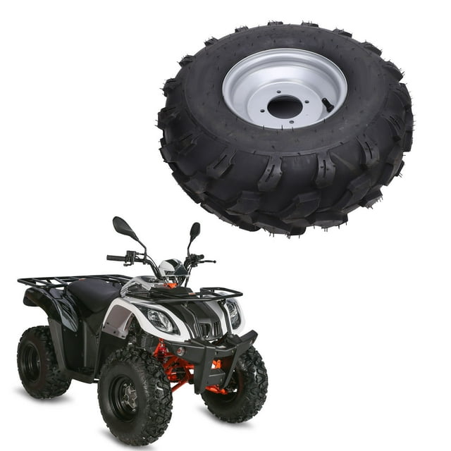 Neumático De Llanta De Rueda Delantera, Neumáticos ATV 19x7-8 8 Pulgadas Patrón Texturizado A Prueba De Abrasión A Prueba De Golpes Para Go Kart