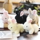 thumbnail image 1 of Precioso muñeco de peluche de conejo y oso, conejo, llavero, colgante de bolsa, juguetes de peluche, regalo de cumpleaños para bebés y niños, conejo de juguete, anillo, 1 of 5