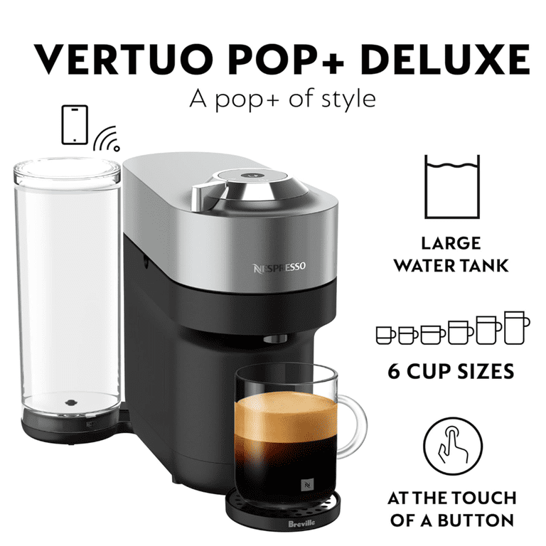 Nespresso Vertuo Pop+ Deluxe Coffee and Espresso Maker by Breville