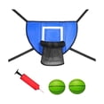 thumbnail image 4 of Aro de baloncesto para trampolín, resistente para clavar, resistente al agua. azul, 4 of 8