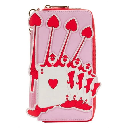 Loungefly - Disney Alice in Wonderland Ace of Hearts Zip Around Wallet