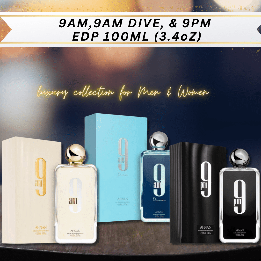 9Am, 9Pm & 9Am Dive LUXURY COLLECTION EDP- 100ML (3.4Oz) BY