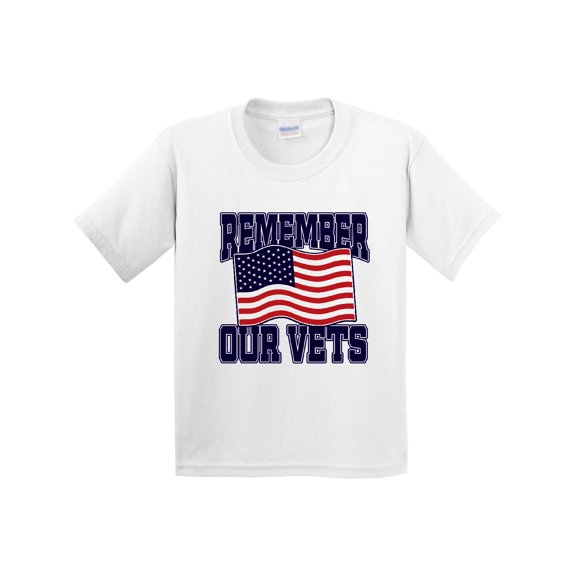 Inktastic Veteran Remember Our Vets Youth T-Shirt