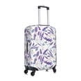 thumbnail image 3 of Vsdgher Lavender Flowers Print Luggage Cover Washable Suitcase Cover Protector Anti-scratch Suitcase cover Fits 18-32 Inch Luggage, 3 of 8