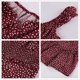 thumbnail image 5 of Gibobby Vestido corto casual para mujer Vestido sexy plisado Mini vestido de manga de verano Vestido de mujer con escote estampado Vestido de mujer(Rosa caliente,G), 5 of 5