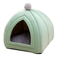 thumbnail image 4 of Cute Cat Bed Pet Tent with Removable Washable Cushion Semi Closed Winter, 4 of 8