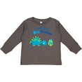thumbnail image 3 of Inktastic Happy Dinosaur Future Big Brother Boys Long Sleeve Toddler T-Shirt, 3 of 5